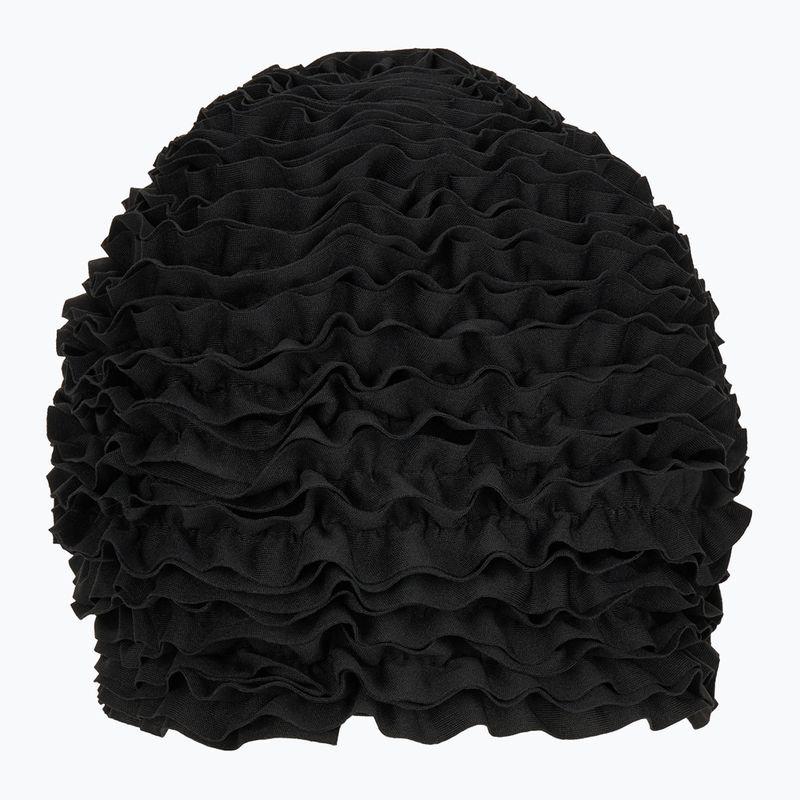 Dámská plavecká čepice Fashy Exclusive Frill black