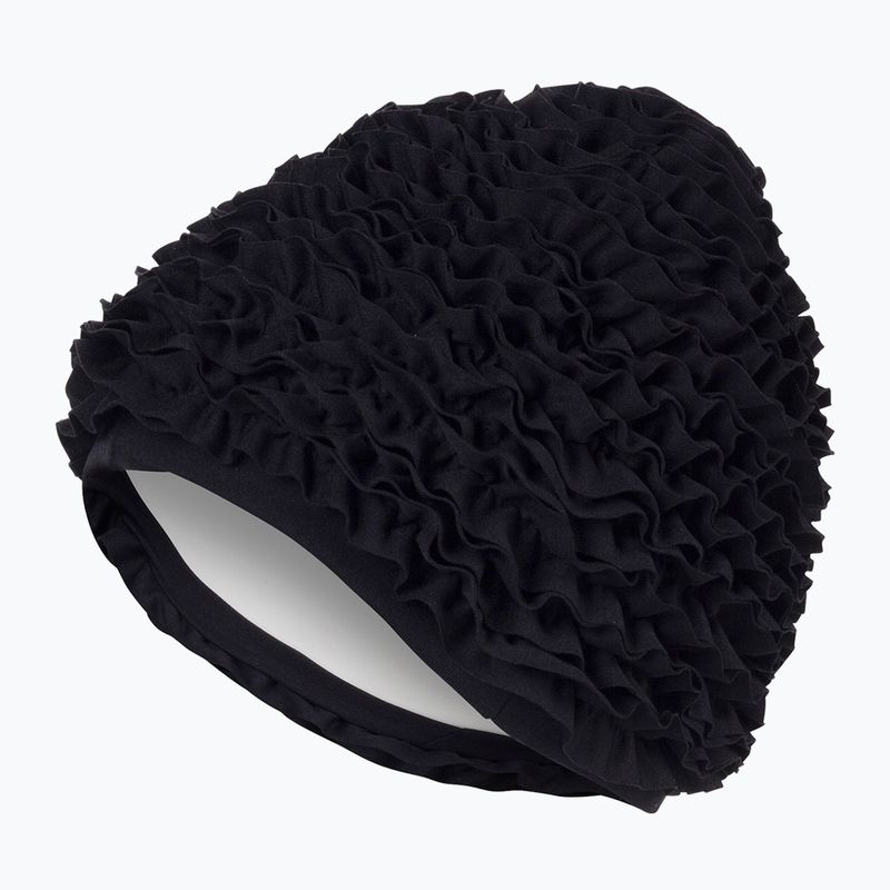 Dámská plavecká čepice Fashy Exclusive Frill black