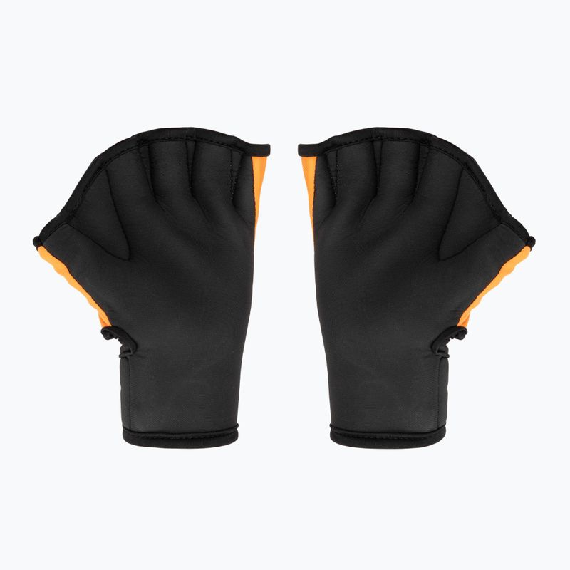 Rukavice  na aquafitness Fashy 4462 neoprenowe orange/black 2