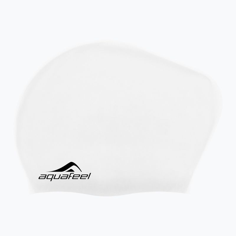 Plavecká čepice  aquaFeel Long Hair white