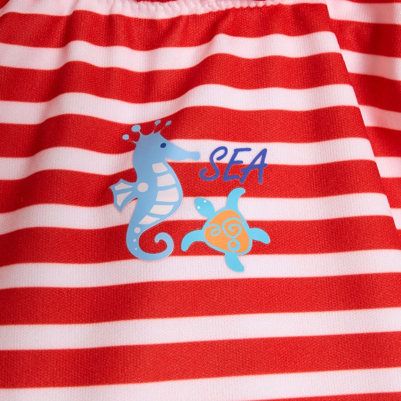 Dětské jednodílné plavky Fashy 15470 Babies Little Stars z pieluszką multi-color 3