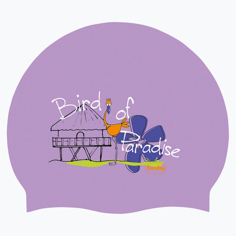 Dětská plavecká čepice Fashy 30402 Printed purple 2