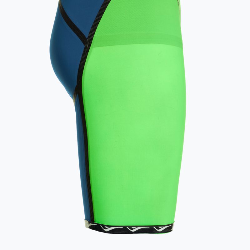 Dámské jednodílné plavky aquaFeel Neck to Knee Speedblue neon green 4