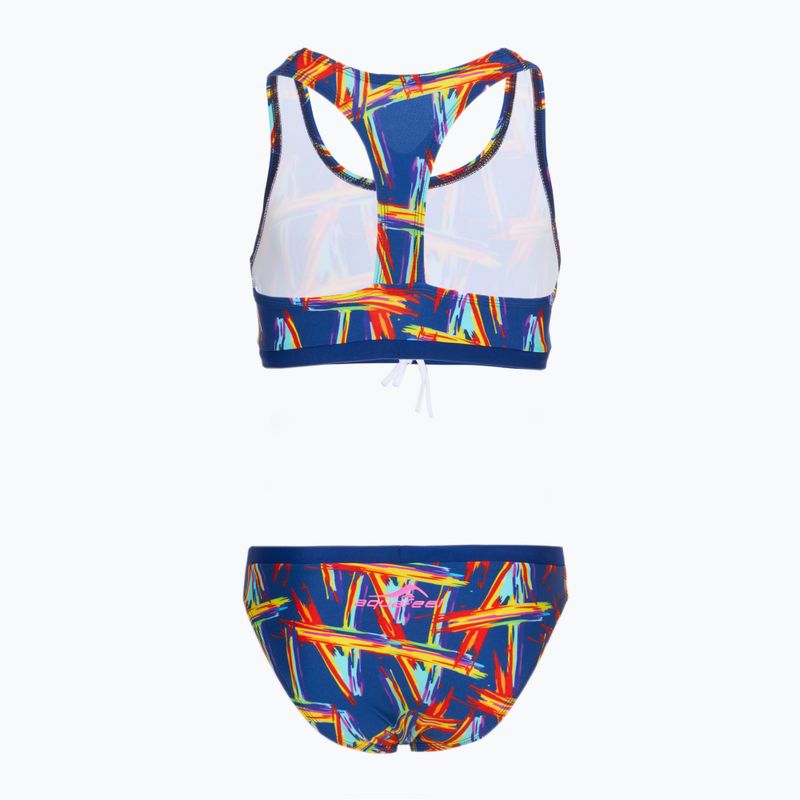Dětské dvoudílné plavky aquafeel Racerback colorful a 2