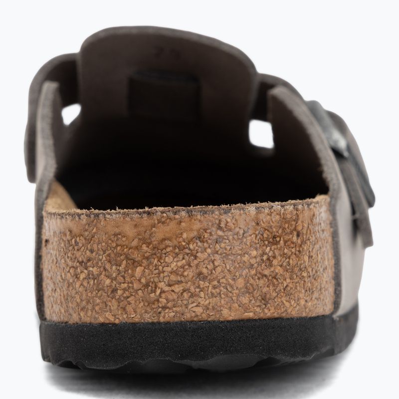 Nazouváky BIRKENSTOCK Boston Soft Footbed Oiled Leather Regular iron 6