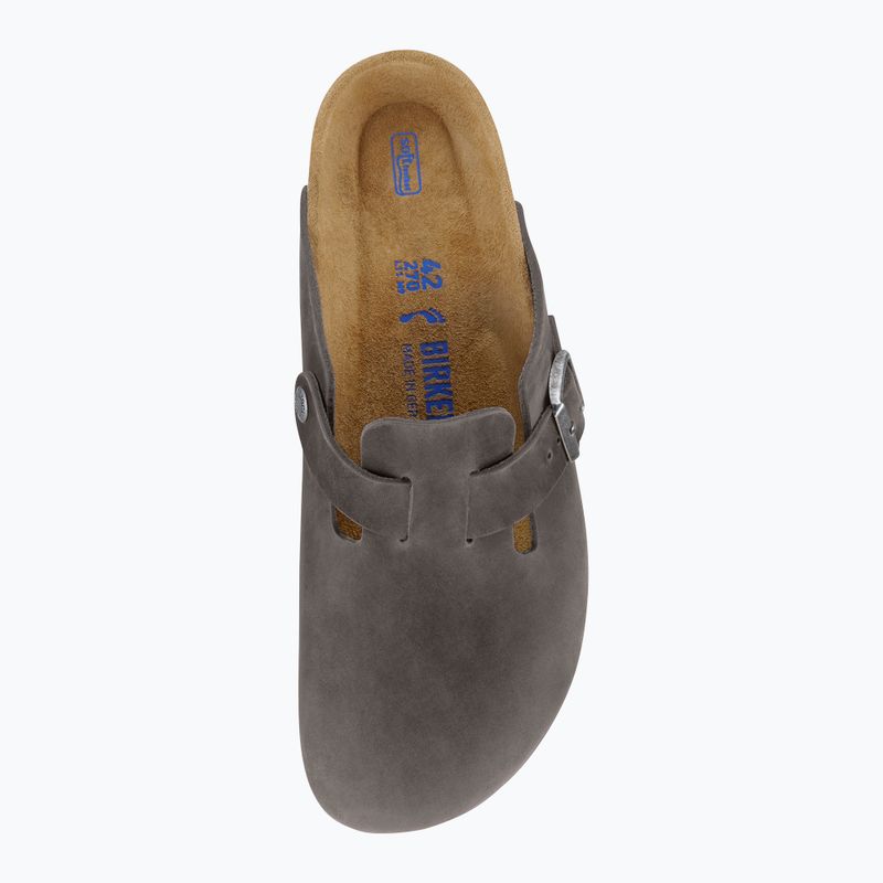 Nazouváky BIRKENSTOCK Boston Soft Footbed Oiled Leather Regular iron 10