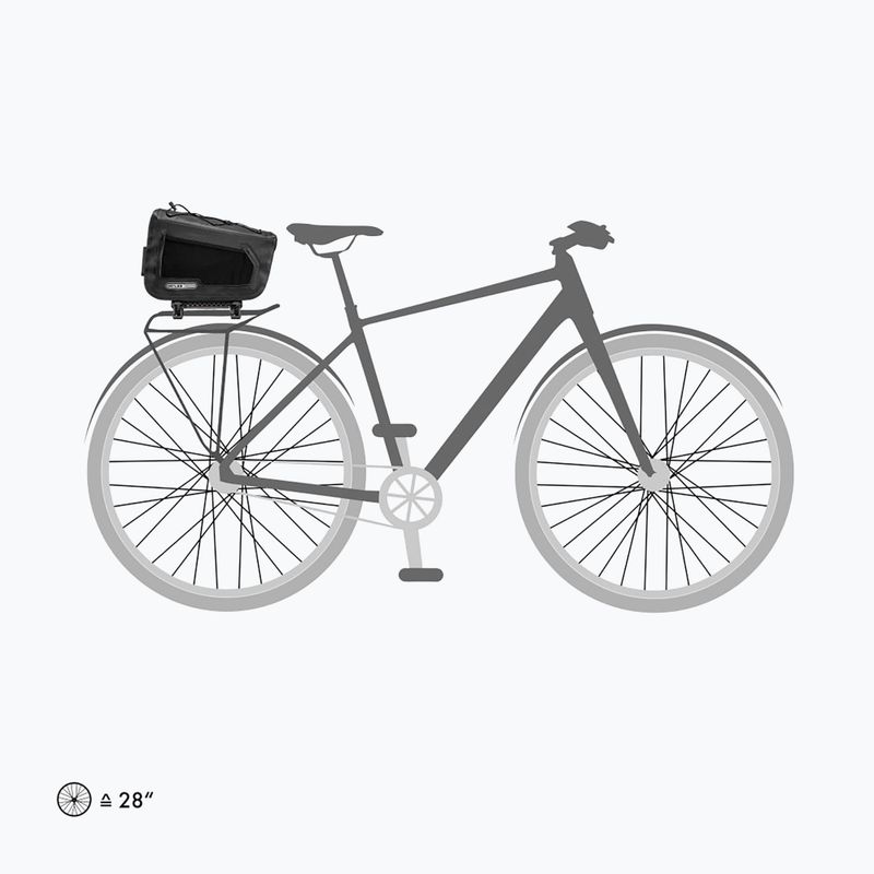 Cyklistická taška na nosič ORTLIEB E-Trunk Bag RC 10 l black 7