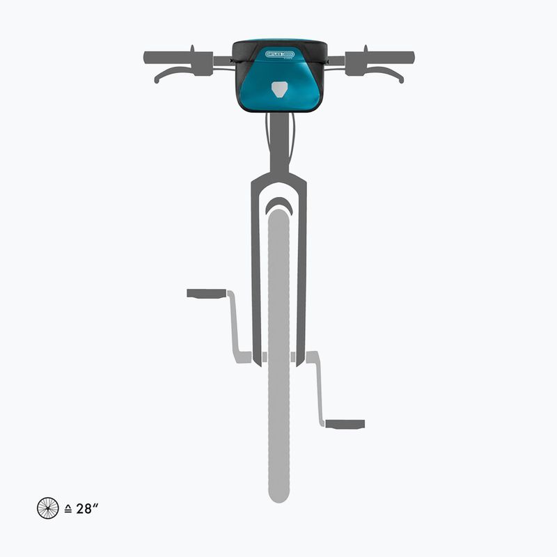 Cyklistická brašna na řídítka ORTLIEB Ultimate 6.5 l petrol/black 5