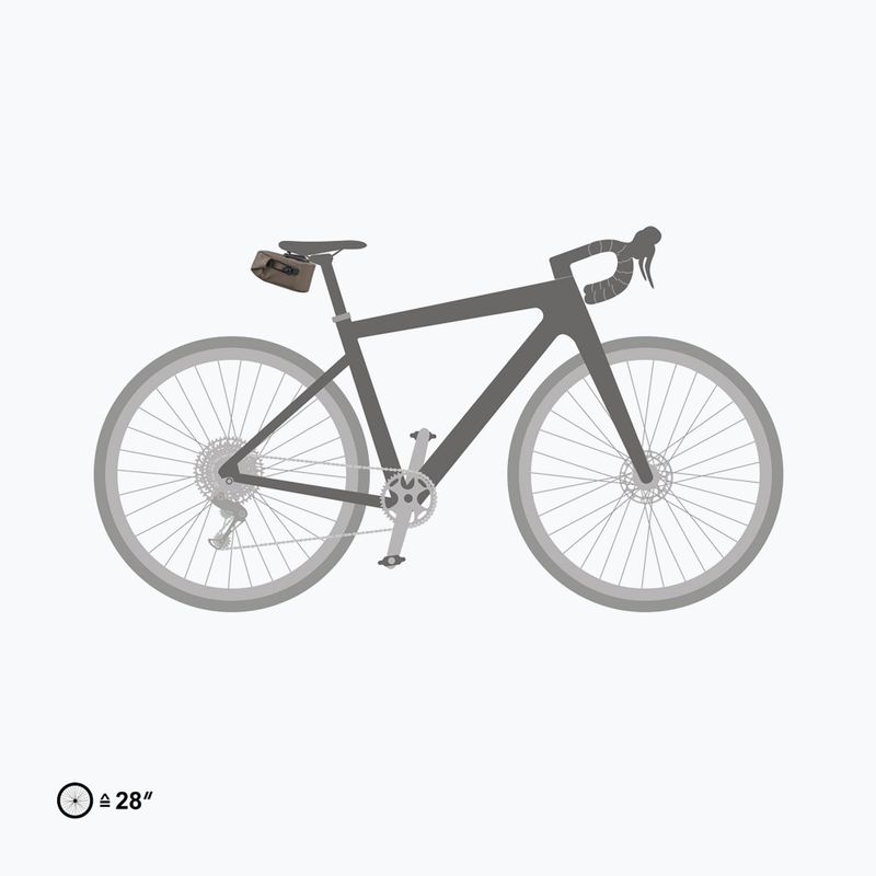 Cyklistická brašna pod sedlo ORTLIEB Micro Two 0.8 l dark sand 7