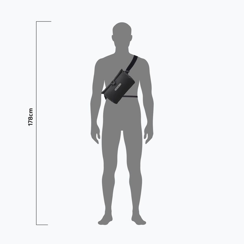 Cyklistická brašna na řídítka ORTLIEB Velo-Sling Flex 5 l black 10