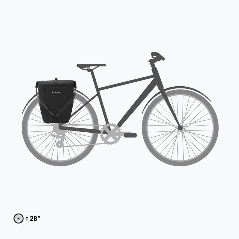 Brašna na kolo Ortlieb Tylna Back-Roller Zip-Pocket Tidura Strong QL2.2 20L black 8