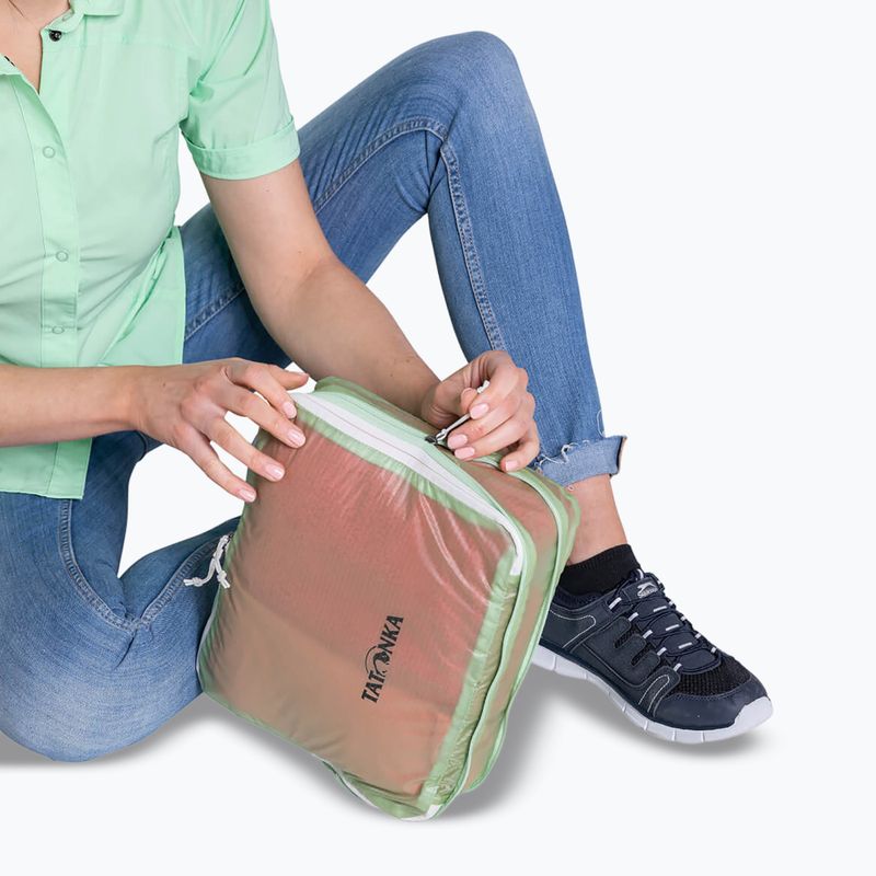 Cestovní organizér Tatonka SQZY Compression Pouch 10 l lighter green 3