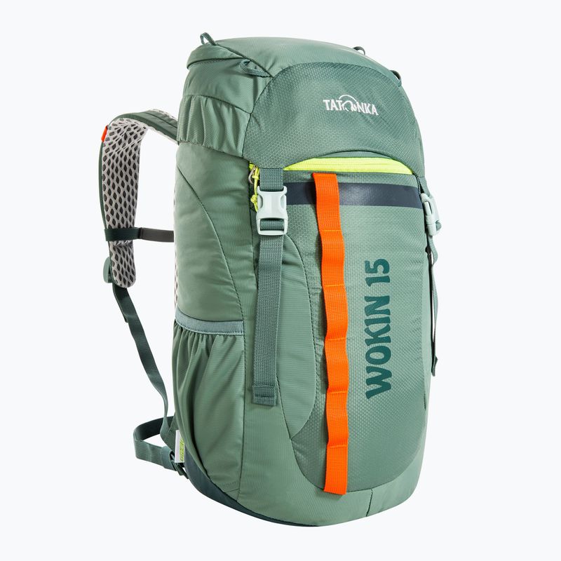 Dětský trekový batoh  Tatonka Wokin 15 l sage green 2