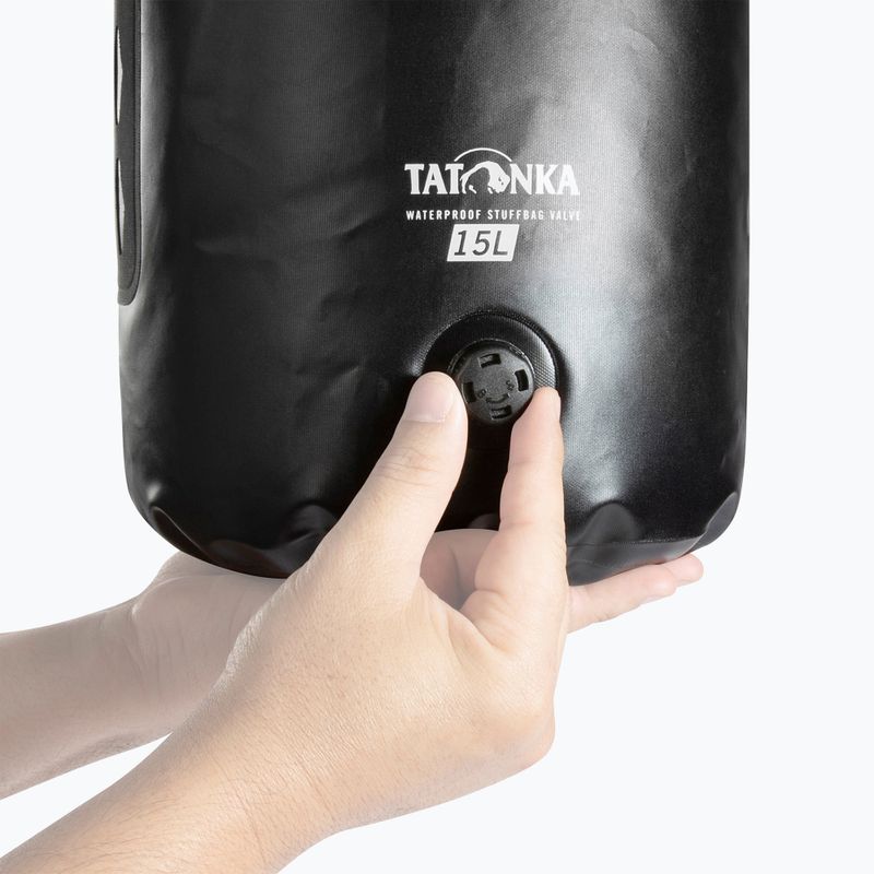 Vodotěsný vak  Tatonka WP Stuffbag Valve 15 l black 7