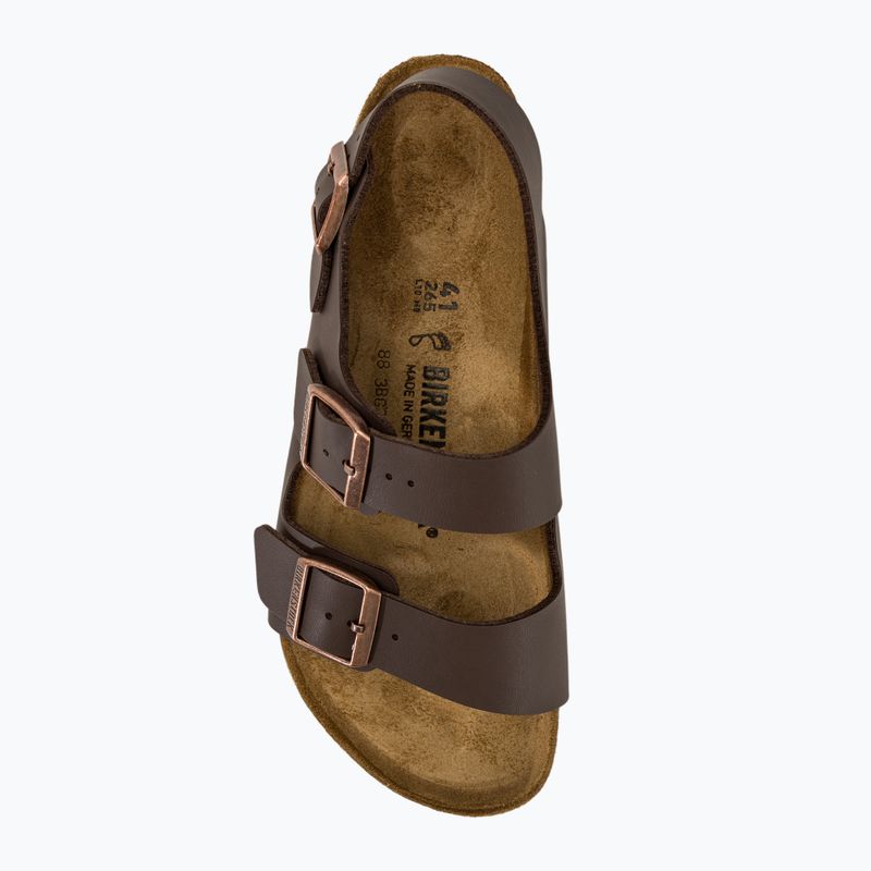 Sandály BIRKENSTOCK Milano BF Regular dark brown 6