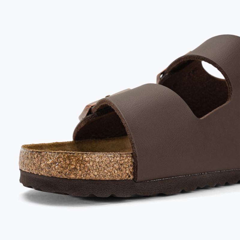 Sandály BIRKENSTOCK Milano BF Regular dark brown 8