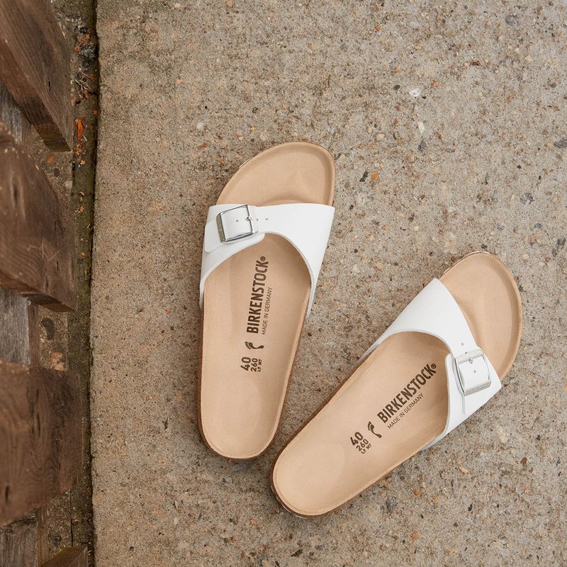 Pantofle BIRKENSTOCK Madrid BF Narrow white 12