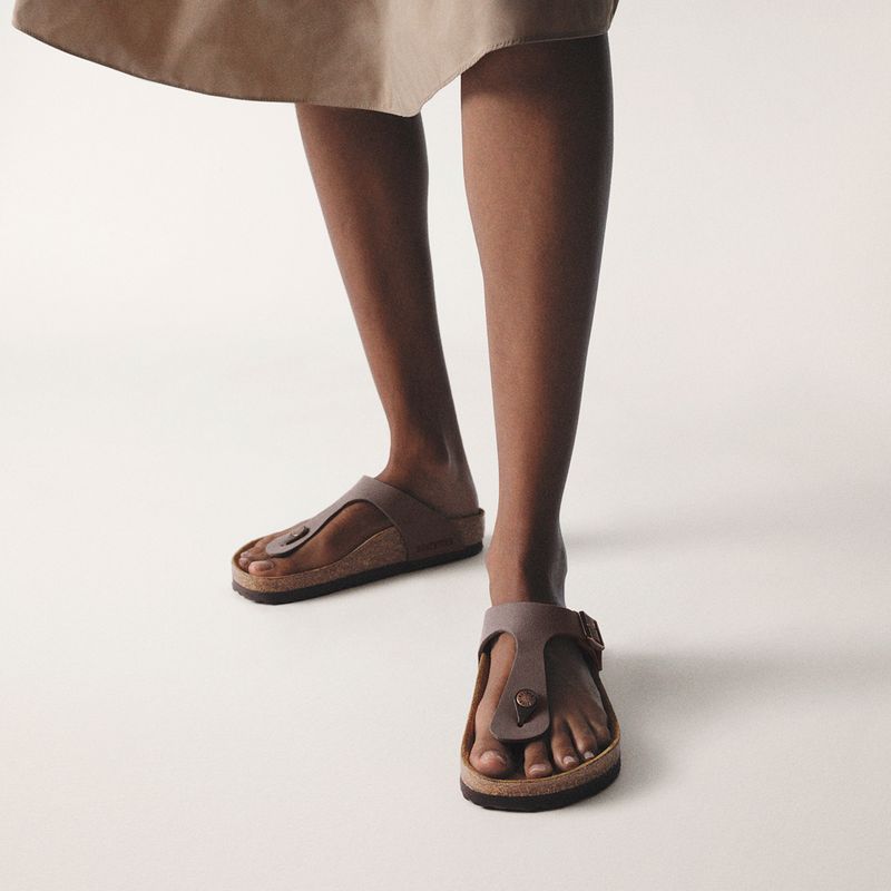 Žabky BIRKENSTOCK Gizeh Birkibuc mocca 4