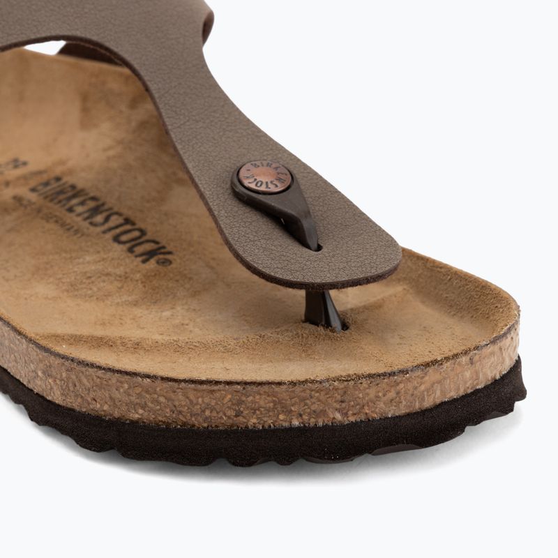 Žabky BIRKENSTOCK Gizeh Birkibuc mocca 7