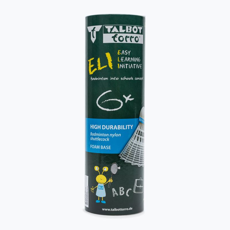Badmintonové šipky Talbot-Torro Eli 6 szt. white