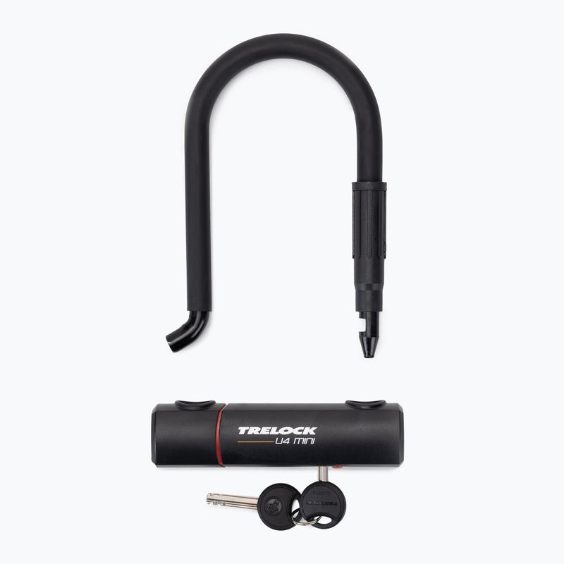 Zámek na kolo U-Lock Trelock U 4 Mini 83 - 152 černý TR-8005193 2
