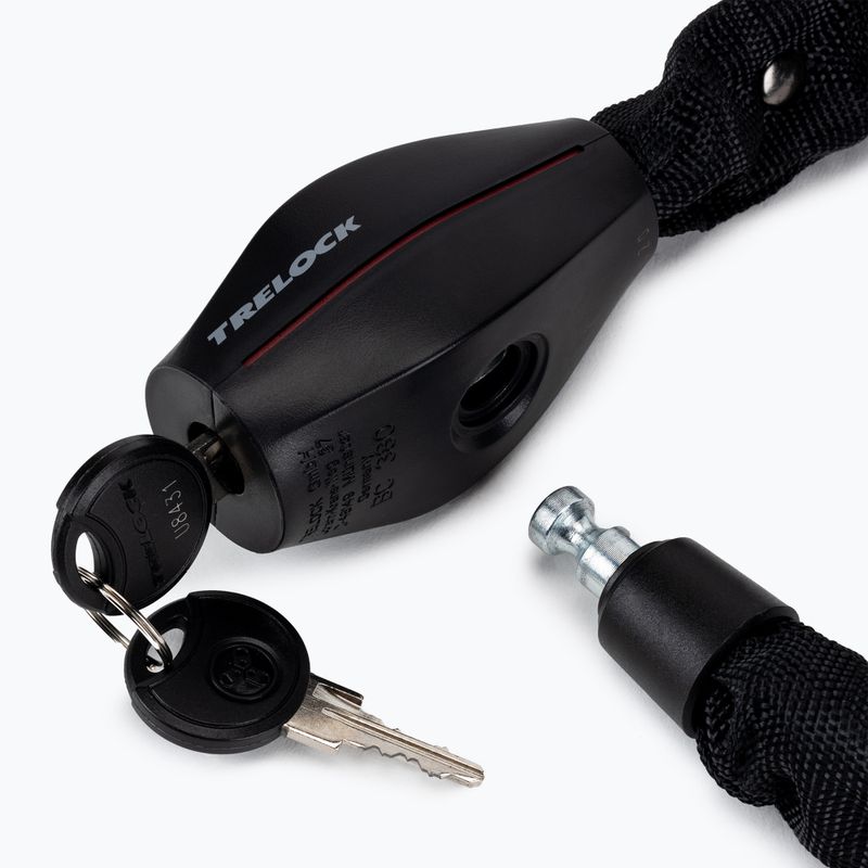 Zámek řetězu jízdního kola Trelock Bc 380/85/7 černý TR-8005432 3