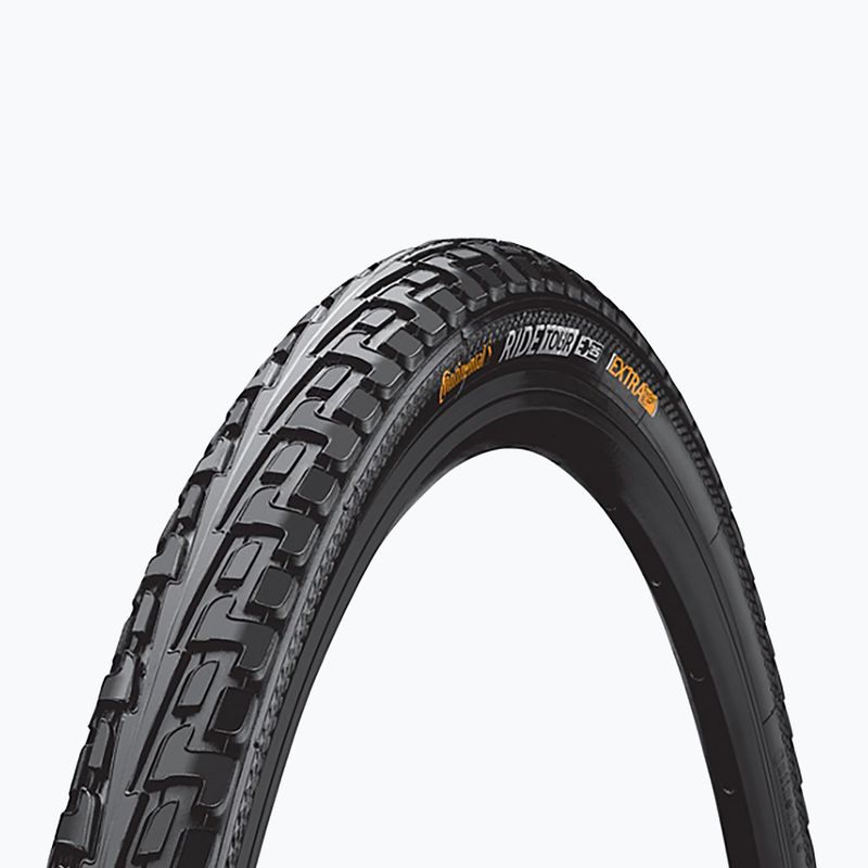Cyklistické pláště Continental Ride Tour wire black/grey 28 x 1.75