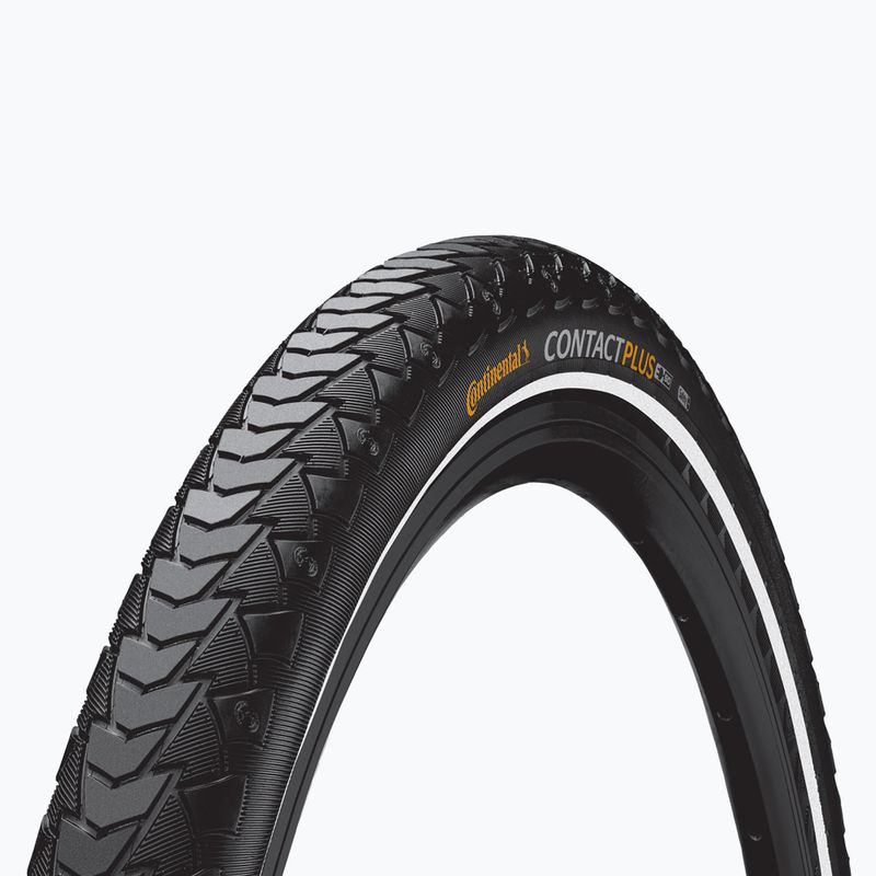 Cyklistický plášť Continental Contact Plus černý/reflexní