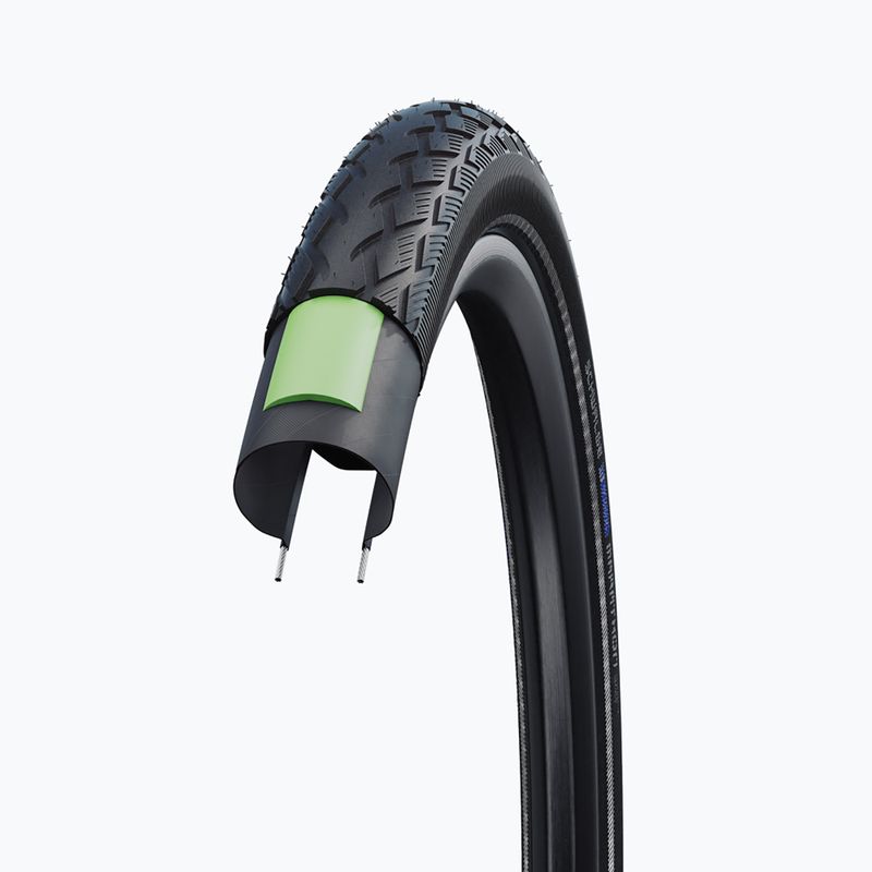 Cyklistický plášť SCHWALBE Marathon Green Guard Addix wire black reflex 3