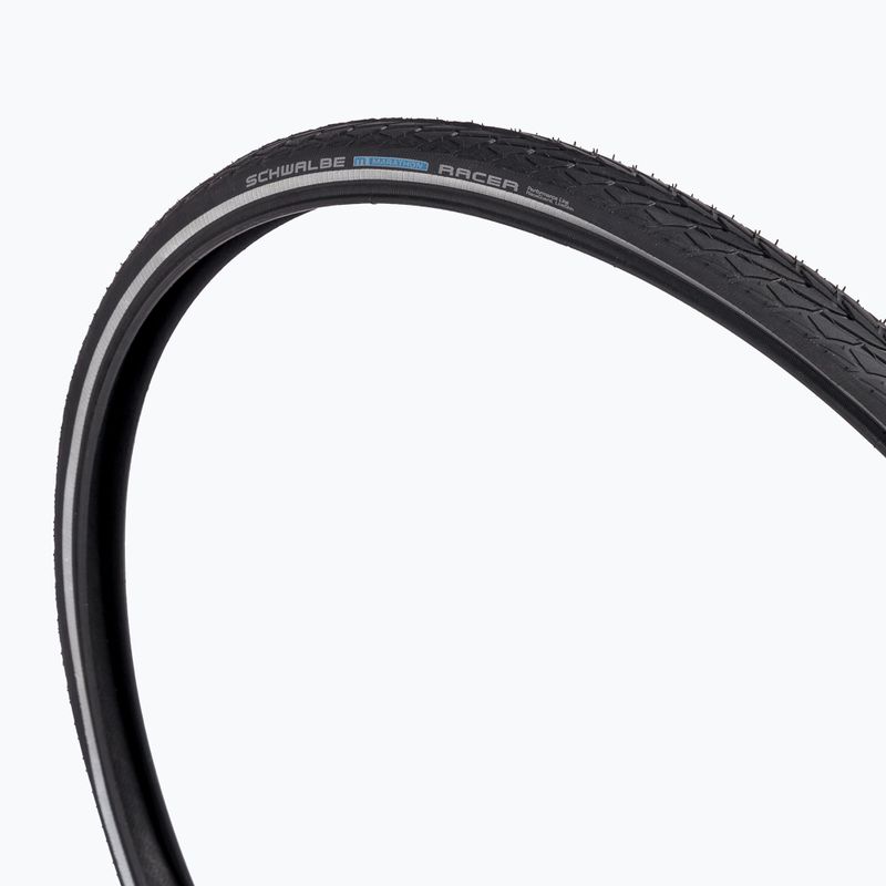 SCHWALBEMarathon Racer Race Guard Addix drát černý reflexní plášť na kolo
