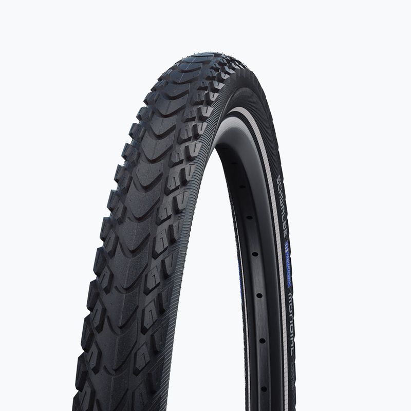 Cyklistický plášť SCHWALBE Marathon Mondial Raceguard Addix wire black reflex