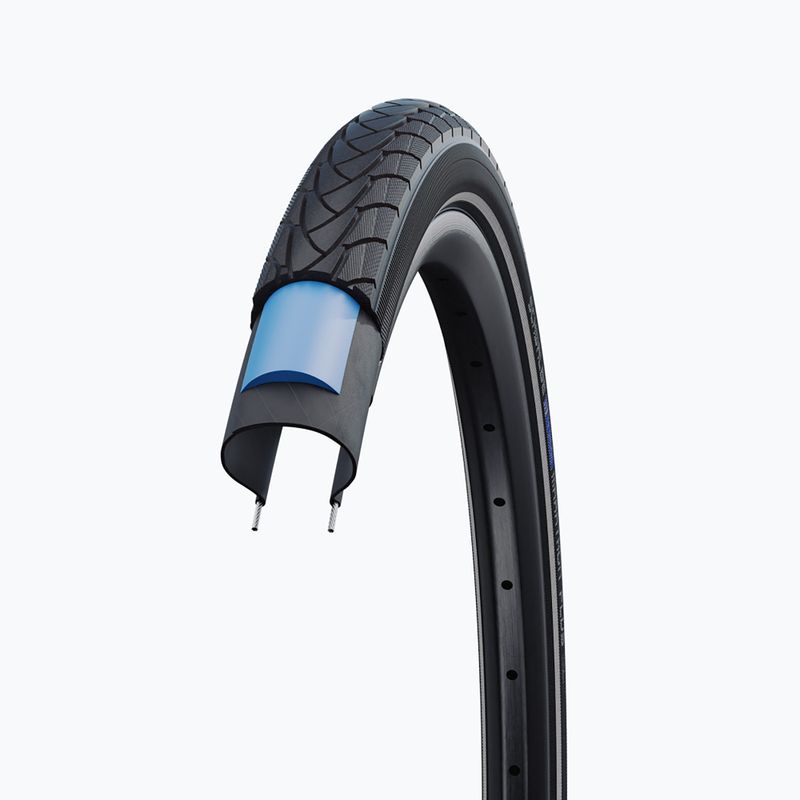 Cyklistický plášť SCHWALBE Marathon Plus Smart Guard Addix wire black reflex 5