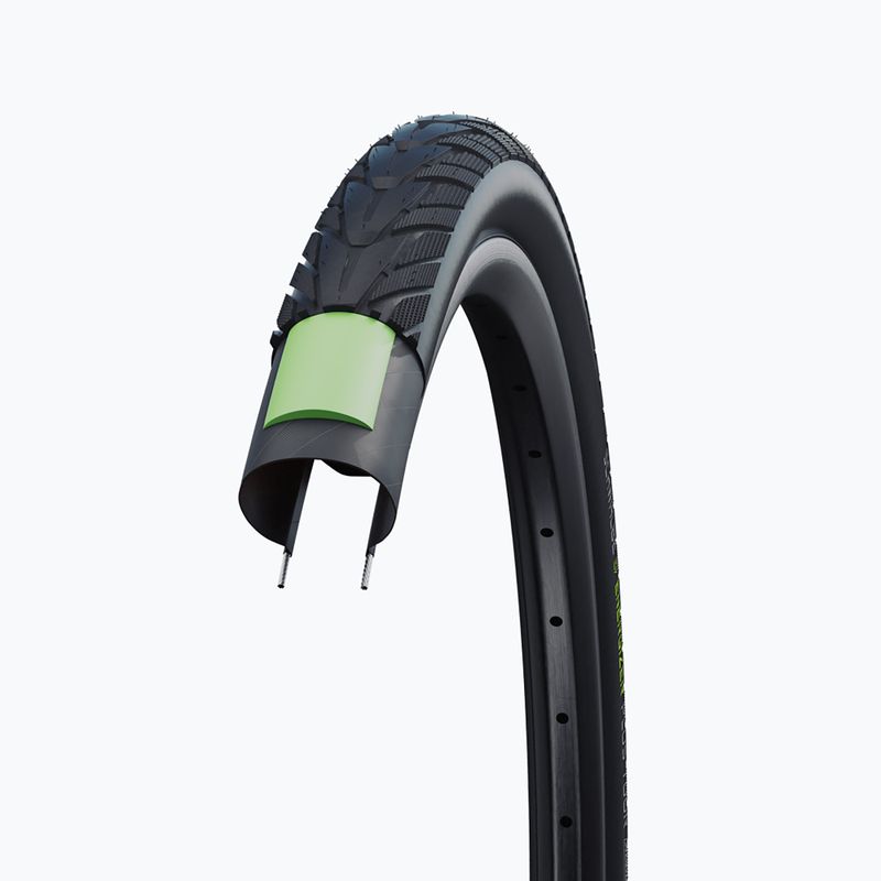 Cyklistický plášť SCHWALBE Energizer Plus Green Guard Addix E 28 x 1,75 black reflective 5