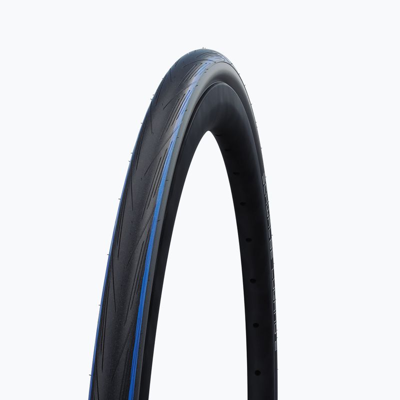 Cyklistický plášť SCHWALBE Lugano II K-Guard Silica wire blue stripes 4