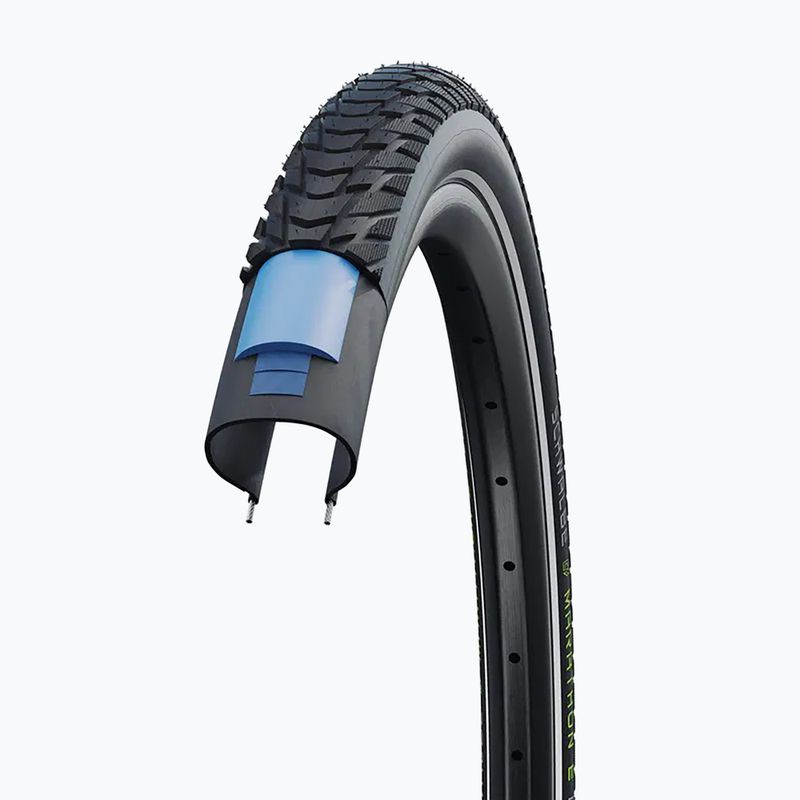 Plášť na kolo  SCHWALBE Marathon E-Plus Smart Dualguard Addix E 28 x 1.50 black reflex