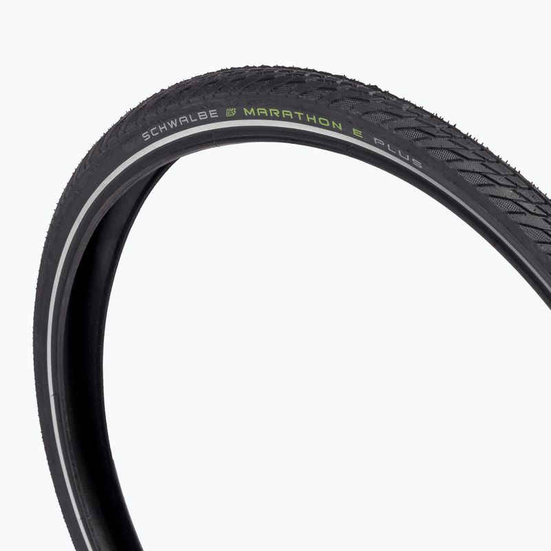 SCHWALBE Marathon E-Plus Smart Dualguard Addix E wire black reflexní plášť na kolo
