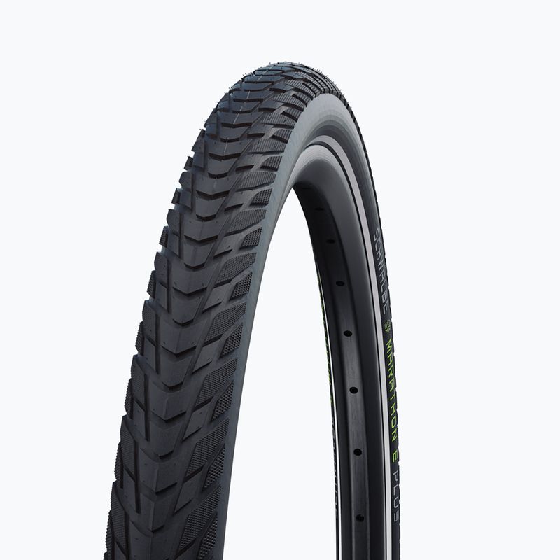 SCHWALBE Marathon E-Plus Smart Dualguard Addix E wire black reflexní plášť na kolo 4