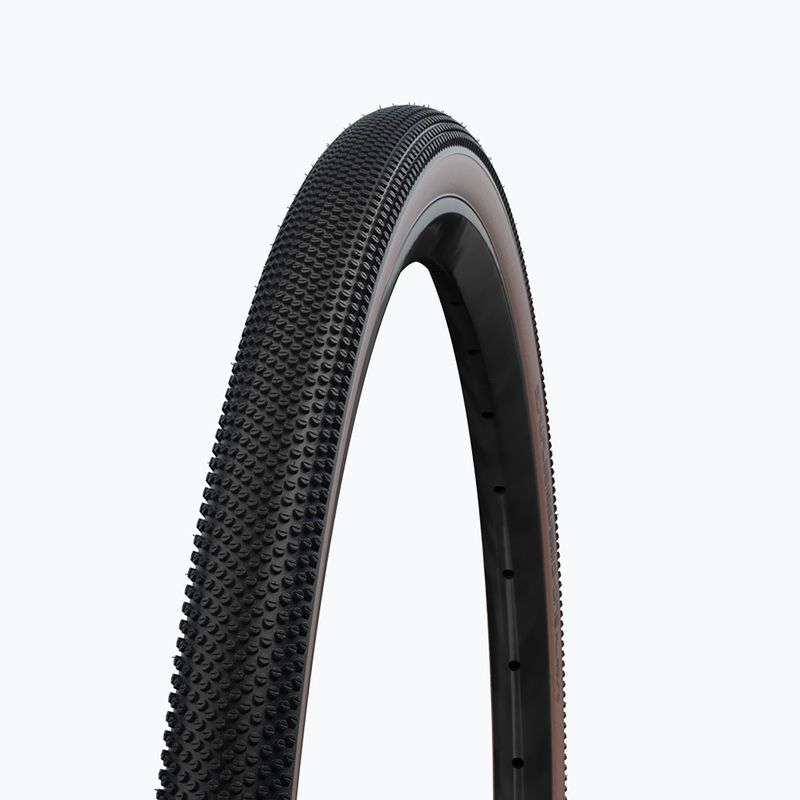 Cyklistický plášť SCHWALBE G-One Allround Raceguard Addix sk. bronzová bočnice