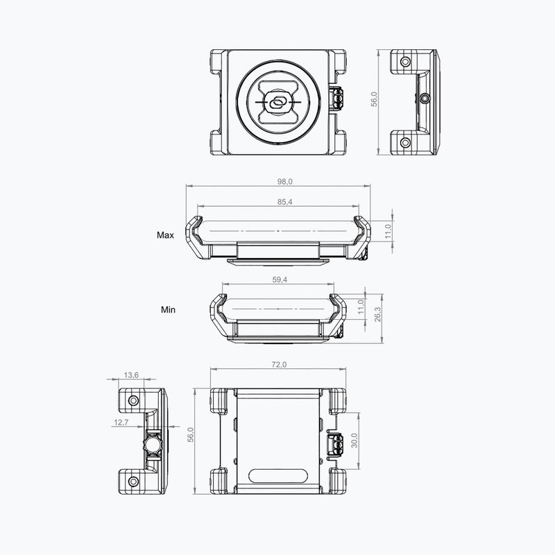 SP Connect Bike Bundle II Univerzální sada s upínáním telefonu 54437 7