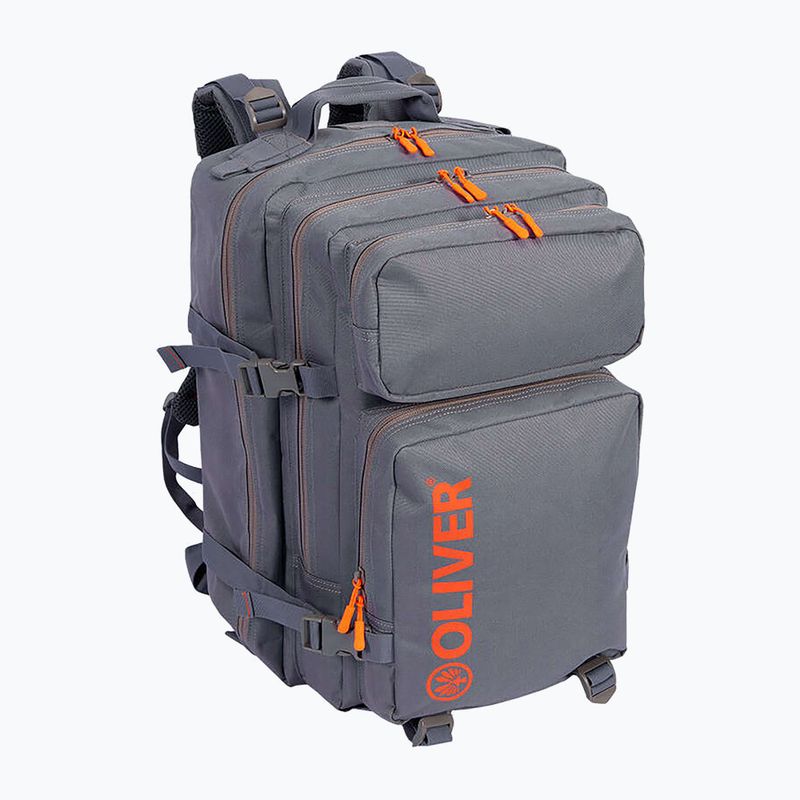 Batoh  Oliver Backpack 2R grey/ orange