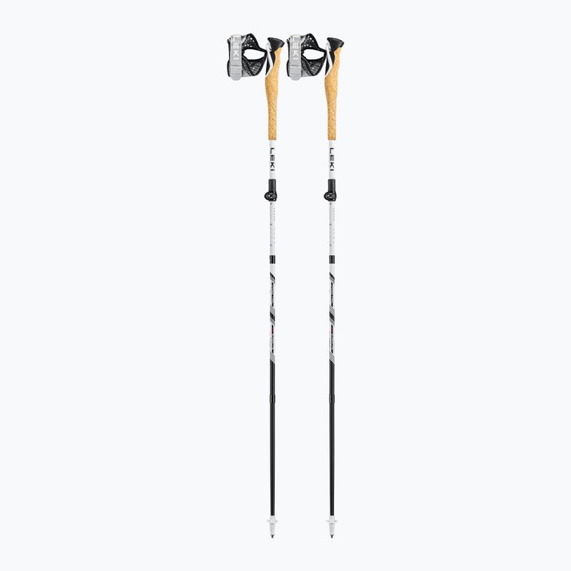Trekingové hole LEKI Cross Trail FX Superlite bílé a černé