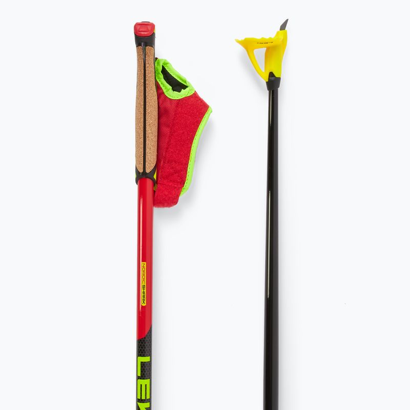 Běžkařské hole LEKI PRC 750 bright red/neon yellow/black 3
