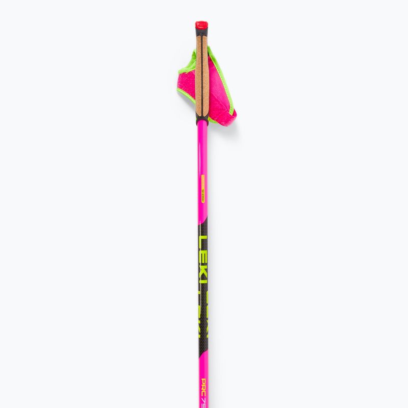 Běžkařské hole LEKI PRC 750 neon pink/neon yellow/black 2