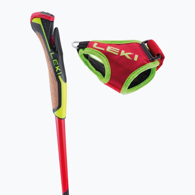 Běžkařské hole LEKI PRC 750 bright red/neon yellow/black 4