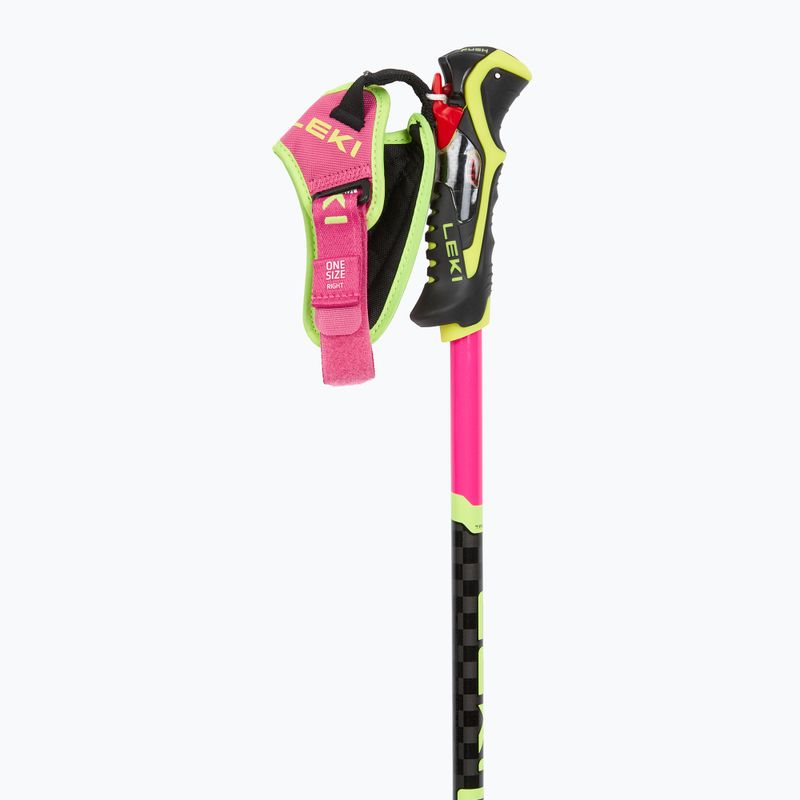 Lyžařské hole LEKI Venom SL 3D neon pink/black/neon yellow 2