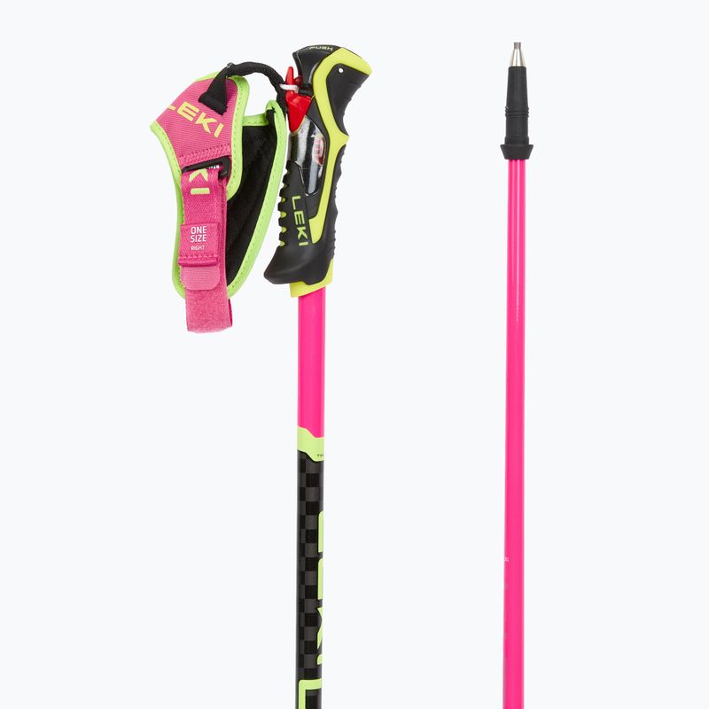 Lyžařské hole LEKI Venom SL 3D neon pink/black/neon yellow 3