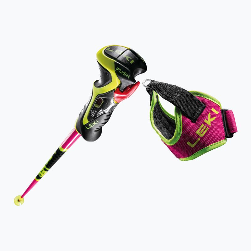 Lyžařské hole LEKI Venom SL 3D neon pink/black/neon yellow 4