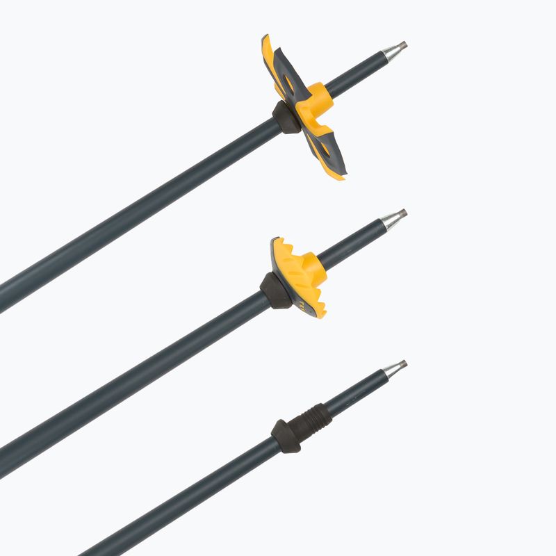 Lyžařské hůlky LEKI Spitfire 3D denim blue/ aegean blue/ mustard yellow 5