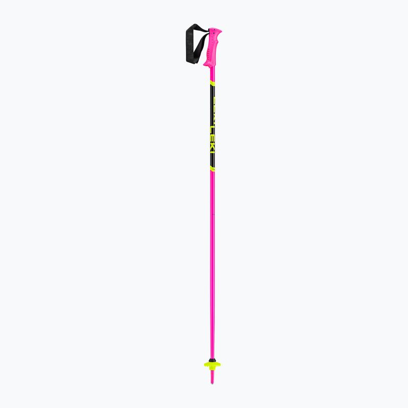 Lyžařské hůlky dziecięce LEKI Racing neon pink/ black/ neon yellow 2