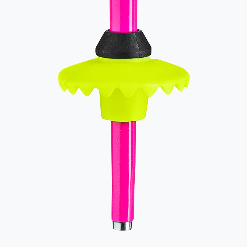 Lyžařské hůlky dziecięce LEKI Racing neon pink/ black/ neon yellow 4